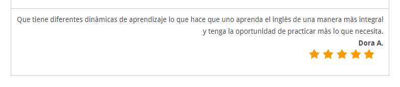 comentarios de open english